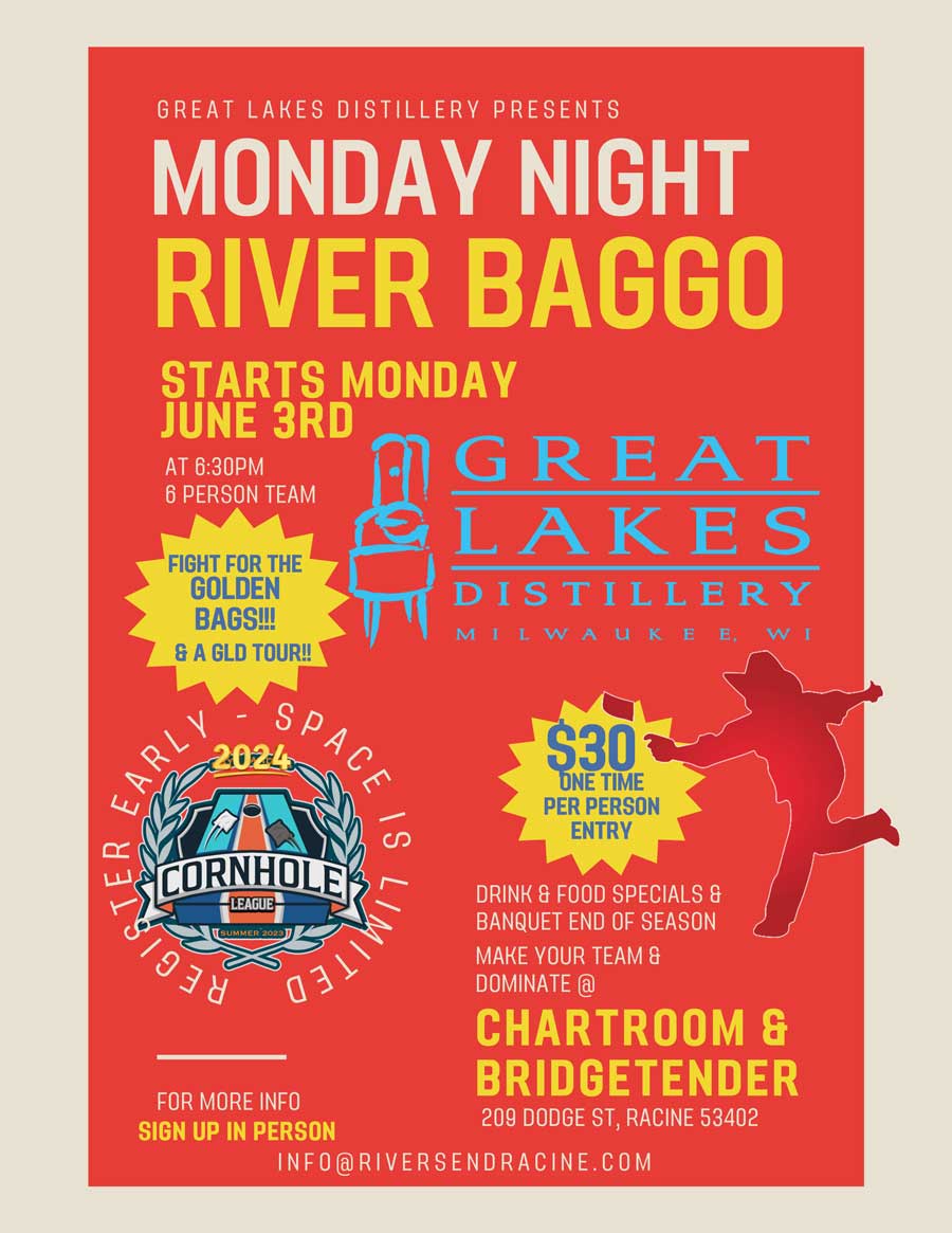 Monday night bags tournement at the Chartroom in Racine, WI