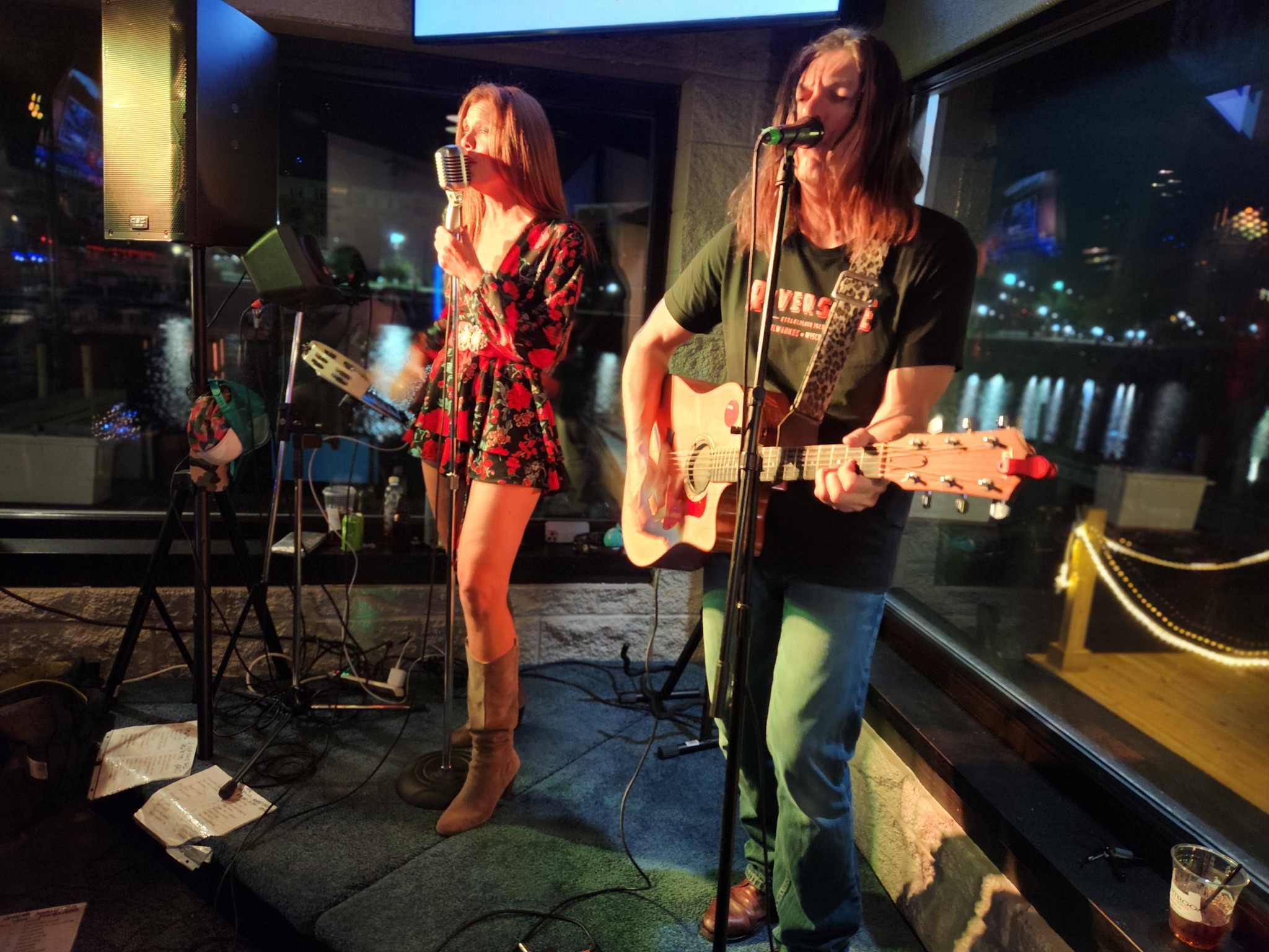 Matt & Sadie at the Chartroom at Rivers End in Racine, WI